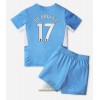 Officiële Voetbalshirt + Korte Broek Manchester City Kevin De Bruyne 17 Thuis 2021-22 - Kids